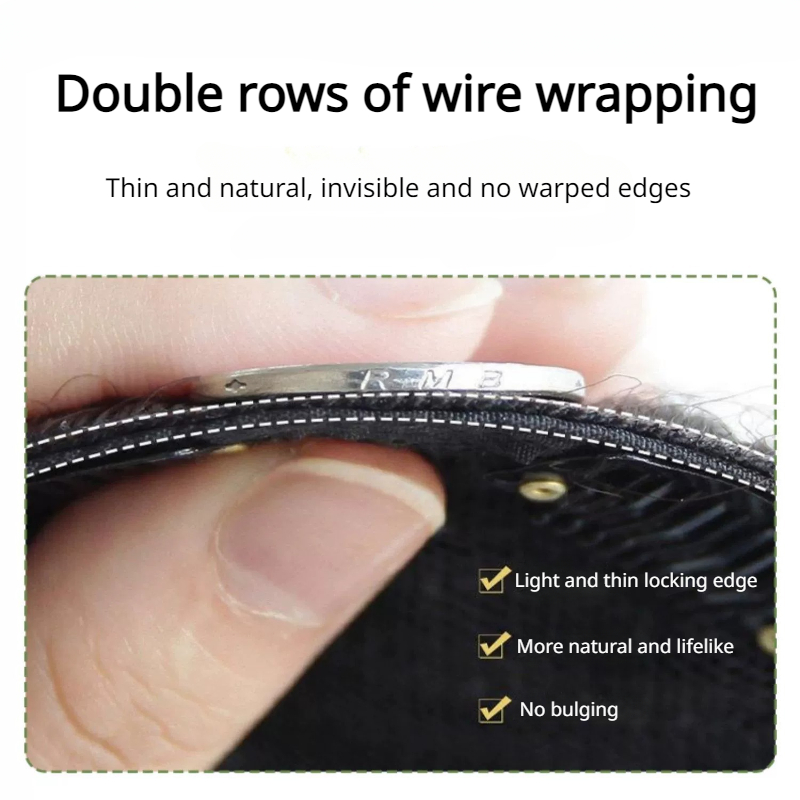 Fashion Layered Straight Head Top Piece Bangs with Clips Thick Short Hairiece Snythetic Invisible Forehead Extension Female Use