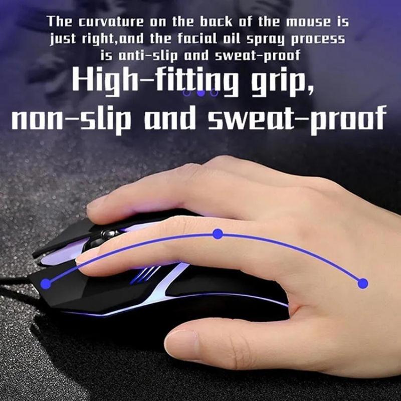 2025 dernière conception ergonomique de haute qualité souris de jeu ordinateur de bureau ordinateur portable USB rétro-éclairé souris fabricants offre spéciale
