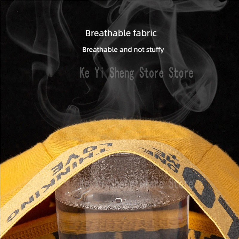 Ropa interior masculina de 5 piezas, calzoncillos, letras, conjunto transpirable y cómodo, varios colores, L-4XL