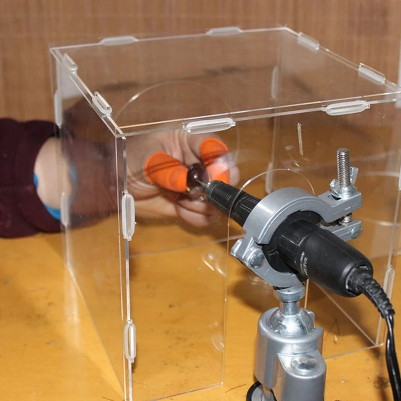 Smart-Enclosed Grinding Dust Box Cover Polishing Dust Hood Dustproof Transparent Dust Hood
