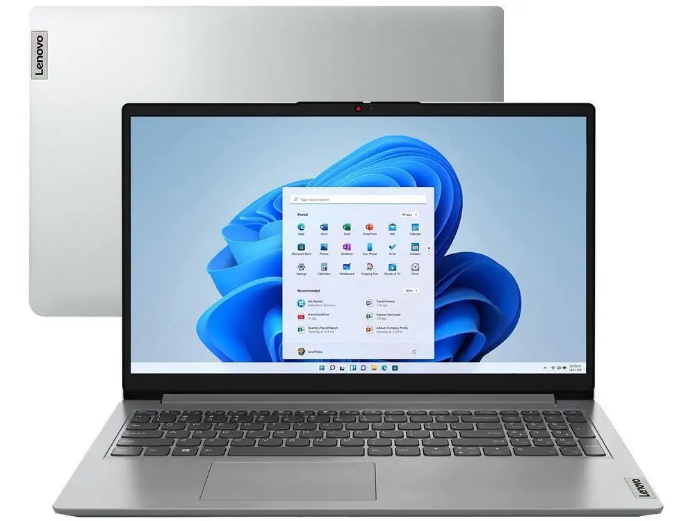 Notebook Lenovo Intel Celeron Dual Core 4GB 128GB