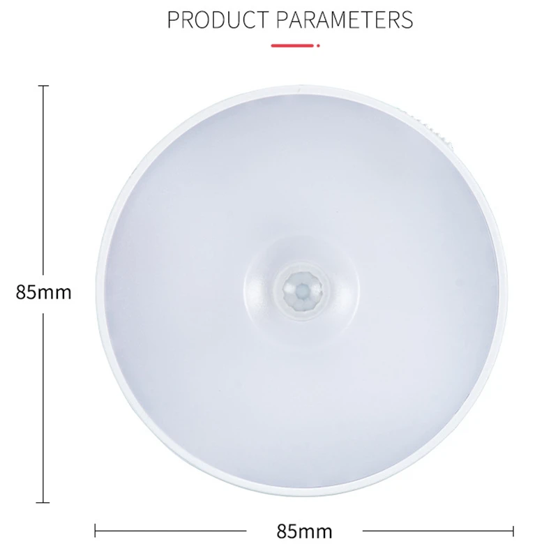 LED Motion Sensor Light Wireless Night Light ภายใต้ตู้ Light Closet โคมไฟสมาร์ทติดผนัง Body Induction โคมไฟตกแต่งบ้าน