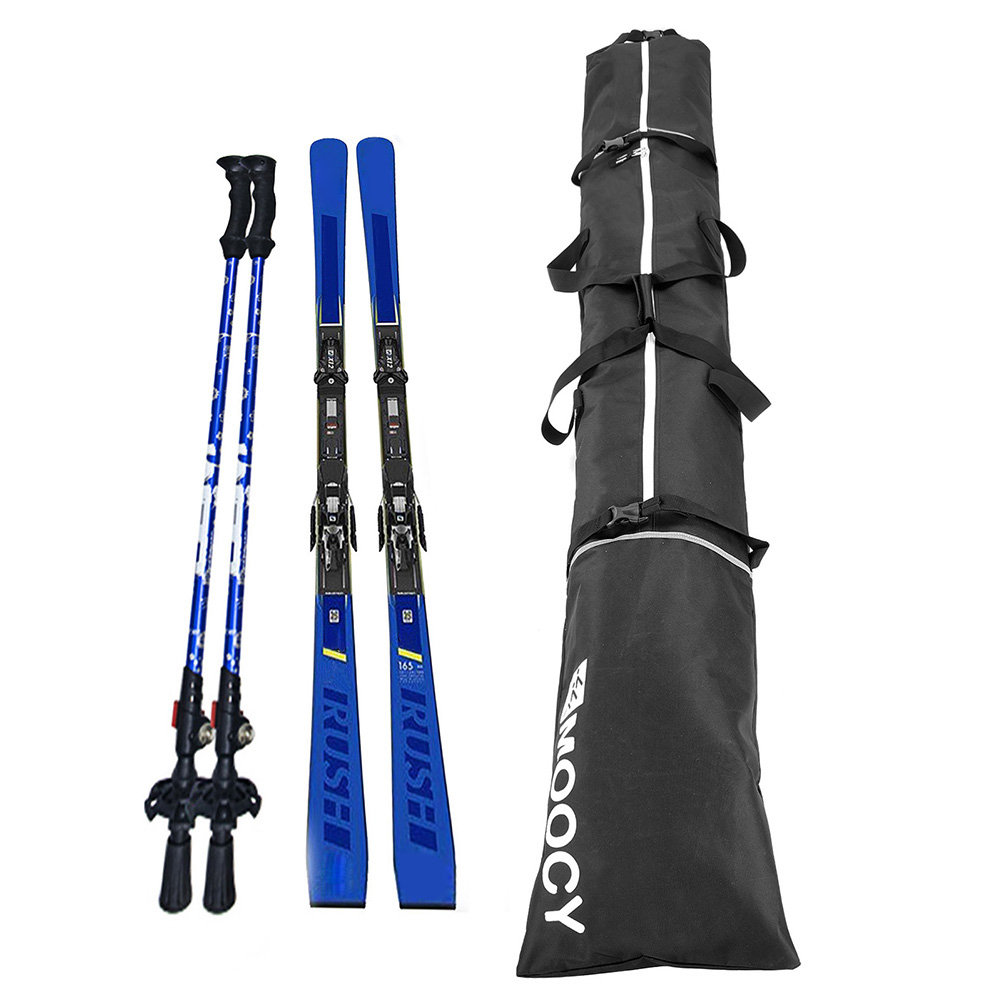 Ski Bag e Ski Boot Bag Combo, Sacos para viagens aéreas, Bolsa de transportadora, Boot Pouch Kit para adultos e crianças, 2 pcs