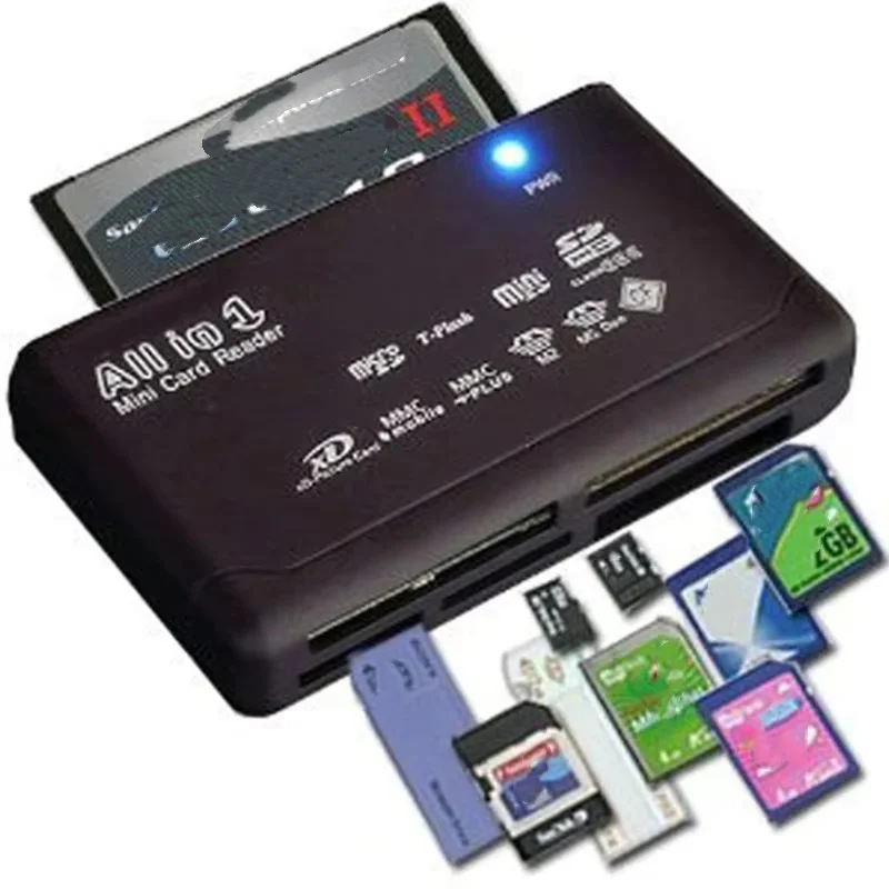 For 21Kinds Of Memory Card Reader For USB External Mini Read And For Write Flash Memory Card Dropshipping