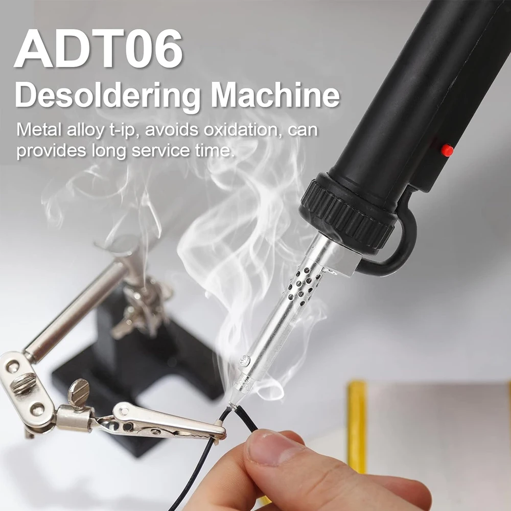 BBT-680 สูญญากาศไฟฟ้า Solder Sucker แบบพกพา Soldering Desoldering ปั๊มดูดปืนเหล็กไฟฟ้าดีบุกบัดกรีซ่อมเครื่องมือ
