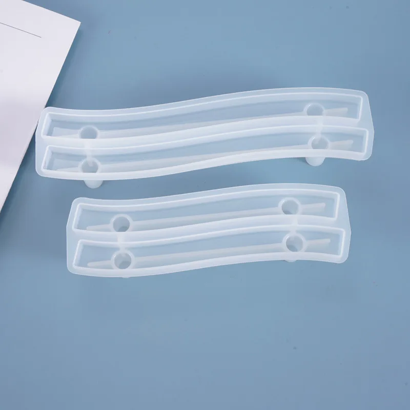 TỰ LÀM Khay Đựng Trái Cây Tay Cầm Nhựa Trang Trí Tay Cầm Pha Lê Epoxy Khuôn Tay Cầm Vật Trang Trí Uốn Khuôn Silicon Cho Nhựa