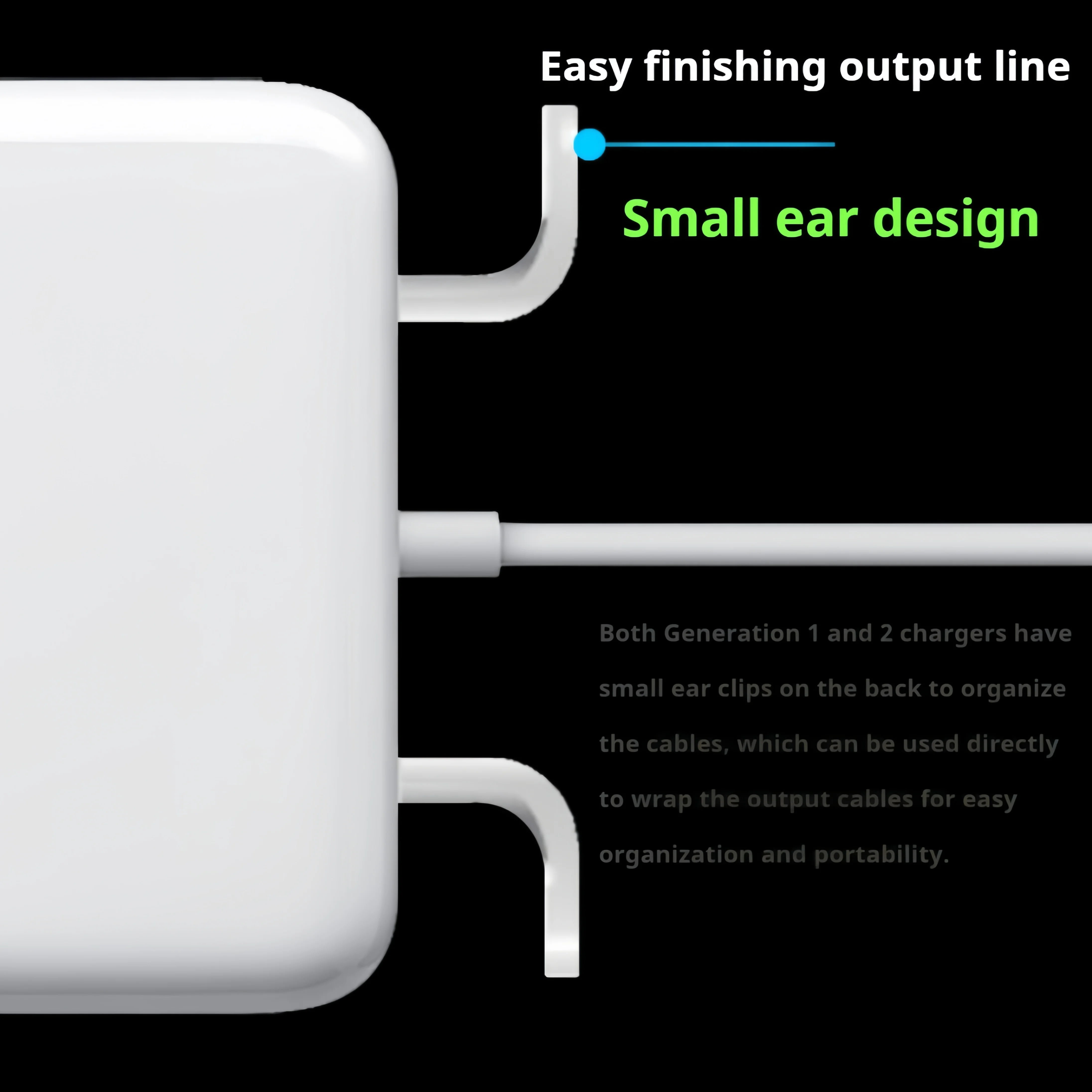 MacBook 45W 60W 85W Magsafe 1/2 ładowanie magnetyczne dla MacBook Air/Pro A1466 A1278 A1502 A1398 A1286 zasilacz Fsat ładowarka