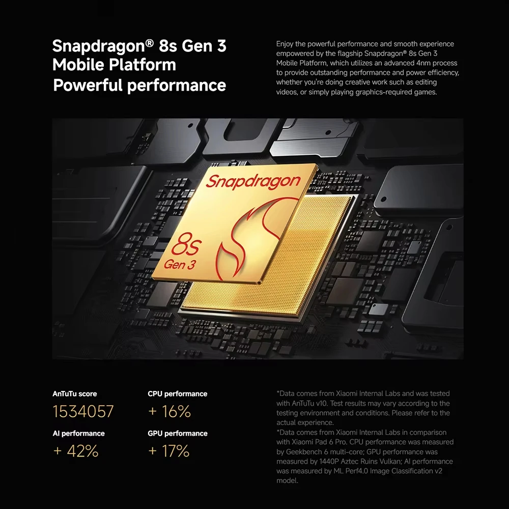 Xiaomi-Tablette Mi Pad 7 Pro, version globale, 128 Go, 256 Go, 512 Go, Snapdragon 8s, Isabel 3, écran 11.2 ", 3.2K, 144Hz, 8850mAh