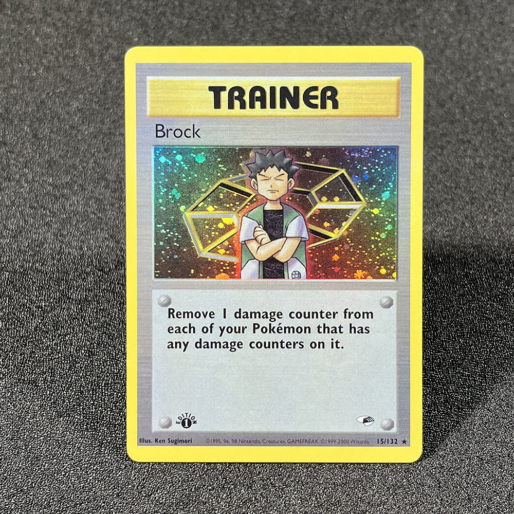 Pokémon Single Cards Gym Heroes (G1) Sabrina's Gengar Erika's Vileplume Blaine's Moltres Коллекция фольгированных карточных игр PTCG PROXY