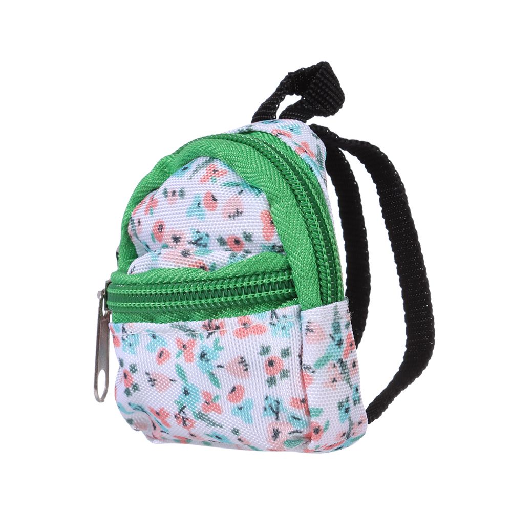 Mini mochilas con cremallera para muñecas, lindas mochilas escolares para muñecas, estuche de viaje, accesorios para muñecas, suministros para juegos de muñecas