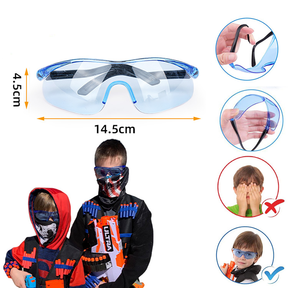 어린이 전술 조끼 키트 Nerf Guns 시리즈 리필 다트 재로드 클립 전술 마스크 손목 밴드 및 보호 안경 Nerf 조끼 완구