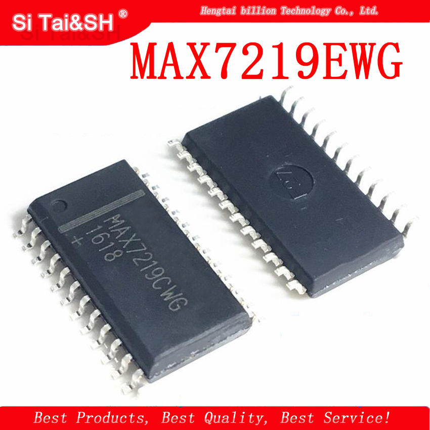 5 uds MAX7219EWG MAX7219 MAX7219CWG carcasa impermeable