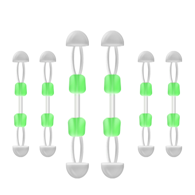 Organizador de Viagem para Linha de Pesca em Silicone com Gancho Duplo Anti-Emaranhamento, Divisor de Linha em Formato de Fei...