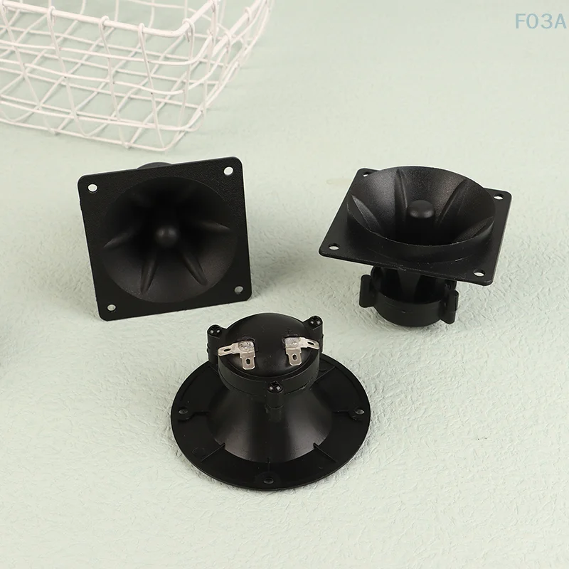 2Pcs Tweeters 85MM Piezoelectric Tweeter Loudspeaker Ceramic Buzzer Treble Square Audio Speaker