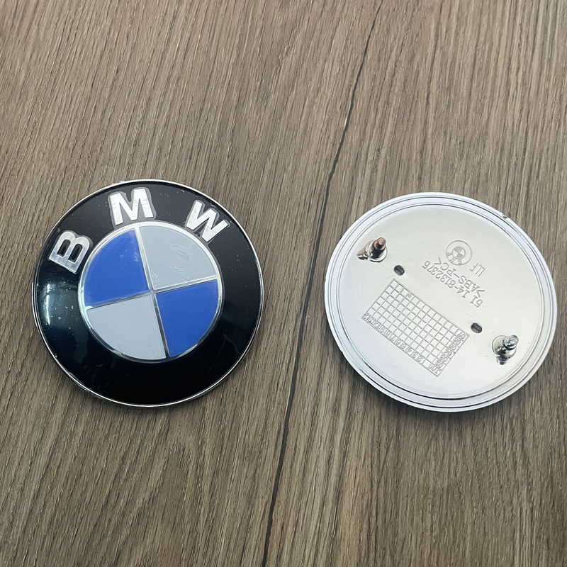 Emblème de capot BMW 3d ABS 74mm 82mm, Logo de capot avant de voiture, couverture d'insigne de coffre arrière pour BMW E39 E46 E30 E36 E87 E60 E90, accessoires