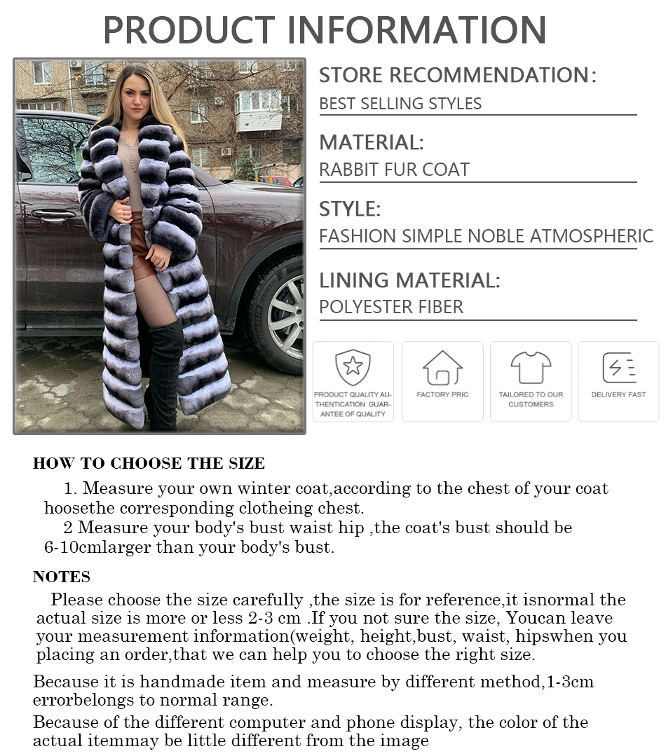 Womens Chinchilla Rex Rabbit Fur Jackets Real Rex Rabbit Fur Coats With Turndown Collar 2024 High Quality Women Outwears