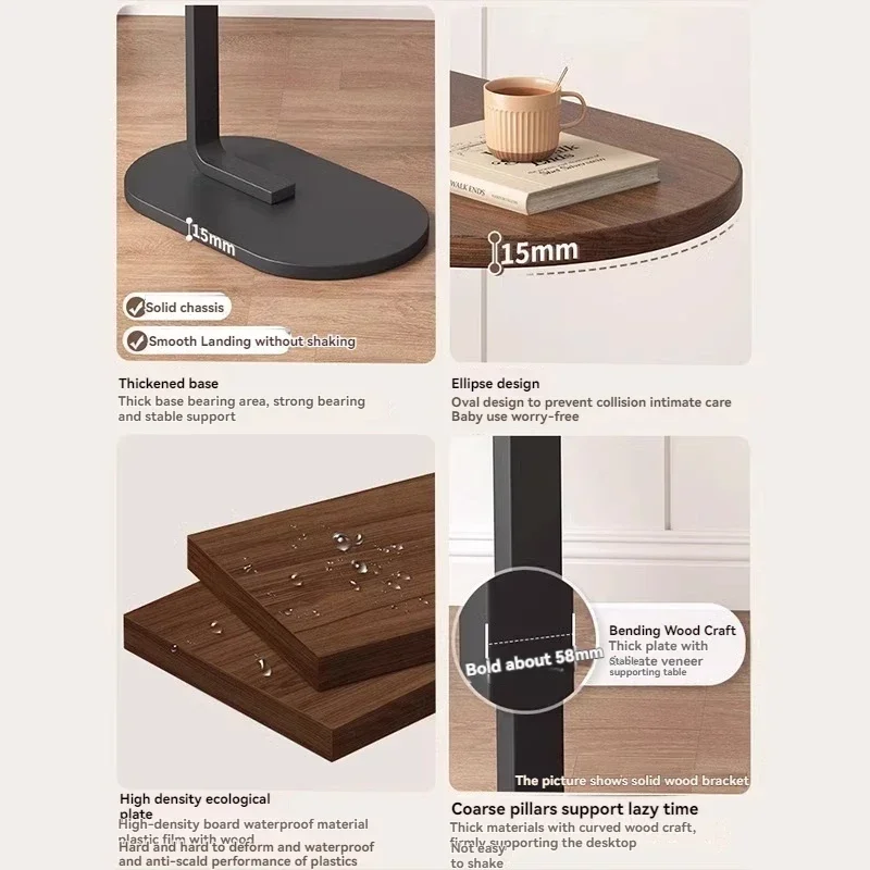 Mobile lifting coffee table, modern and simple household living room, sofa side table, tea table, bedside computer table