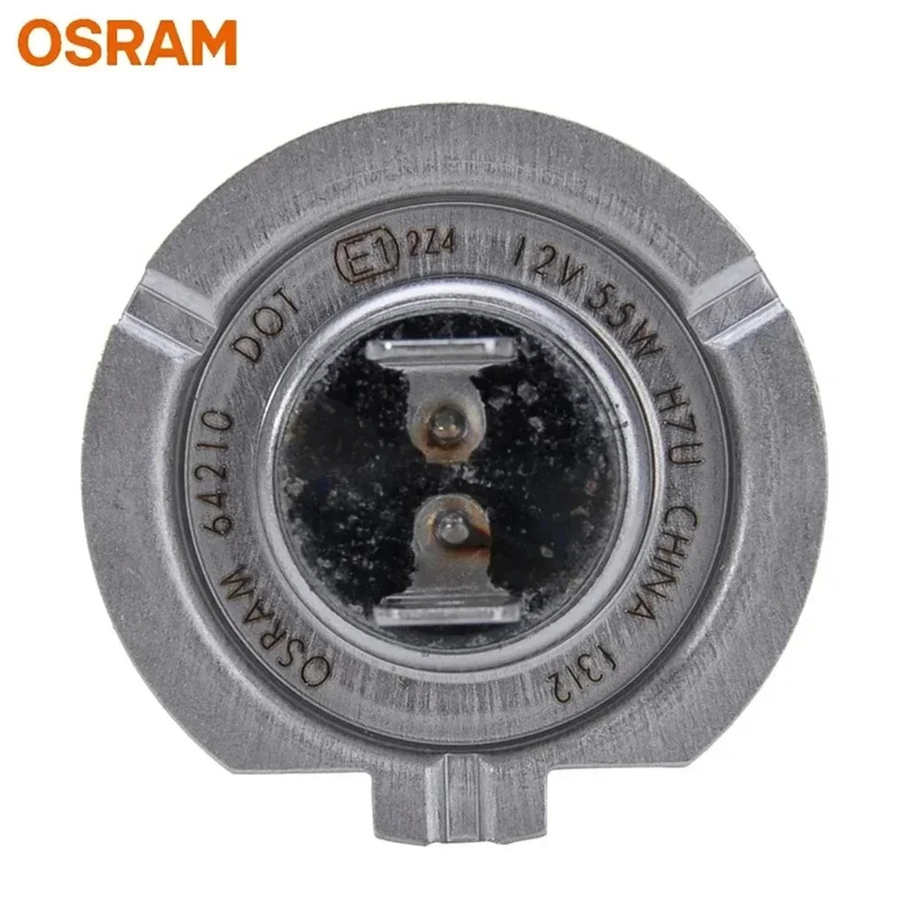 Osram clássico 64210 h7 12v 55w px26d padrão hi/lo feixe lâmpada do carro 3200k luz halógena branca lâmpada do farol do carro