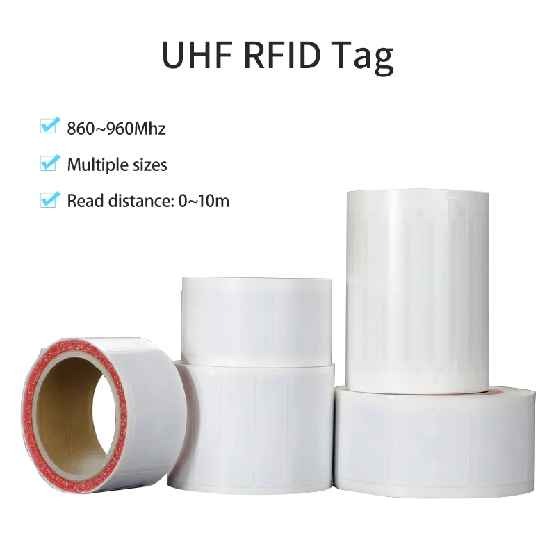 1000 шт. UHF RFID-этикетки, несколько стилей, пассивные UHF-клейкие этикетки, бумага с покрытием, RFID-наклейка, этикетка, пассивные RFID-метки