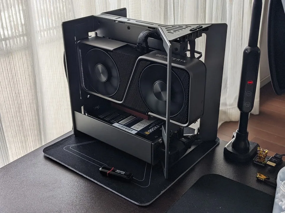 XPROTO-Mini 1U PSU ITX open layout case frame
