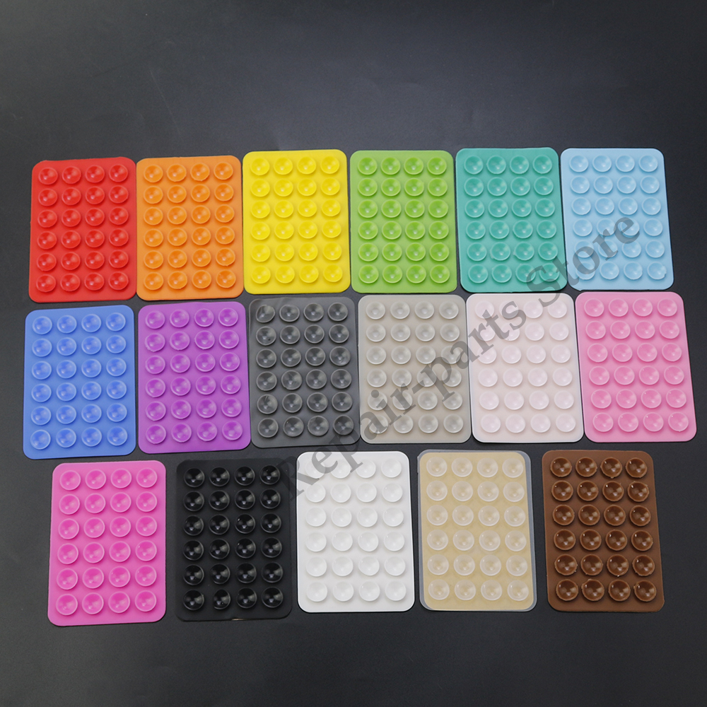 2 шт., утолщенная силиконовая присоска, 24 квадратных присоски, мобильный телефон, планшет, присоска для багажа, универсальное зарядное устройство, кожаный чехол