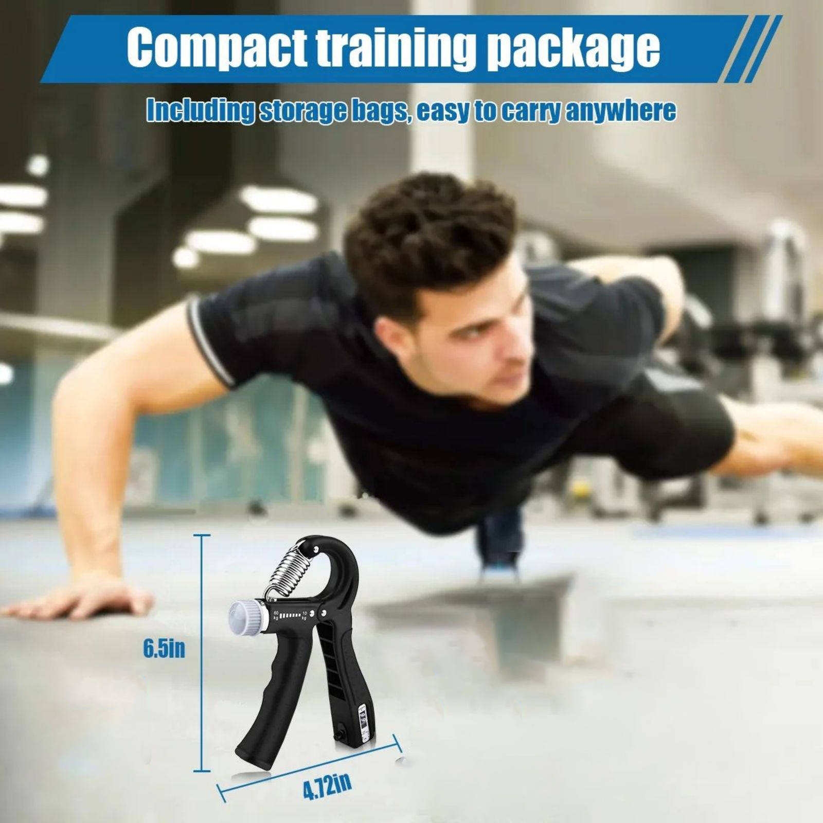 Grip Strength Grips Men'S Professional Training Arm Hand Strength Rehabilitation Stress Reduction Wrist Count Adjustable Grips