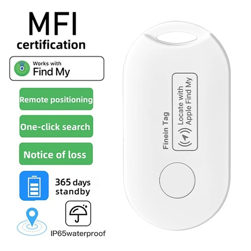 Smart Bluetooth GPS Tracker Afstandsbediening Werk met Apple Vind Mijn APP ITag Anti Verloren Herinnering Locator Autosleutel Huisdier Kids Finder