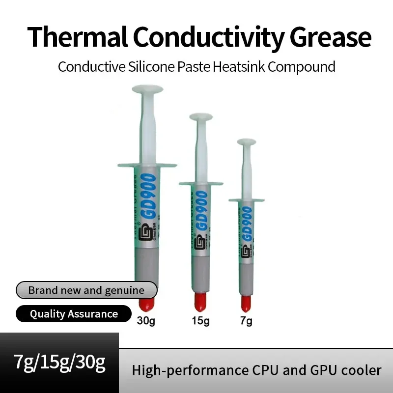LDPCSJ GD900 7g/15g/30g Thermal Grease Paste Conductive Silicone Plaster Heat Sink Compound High Performance Cooler for CPU GPU