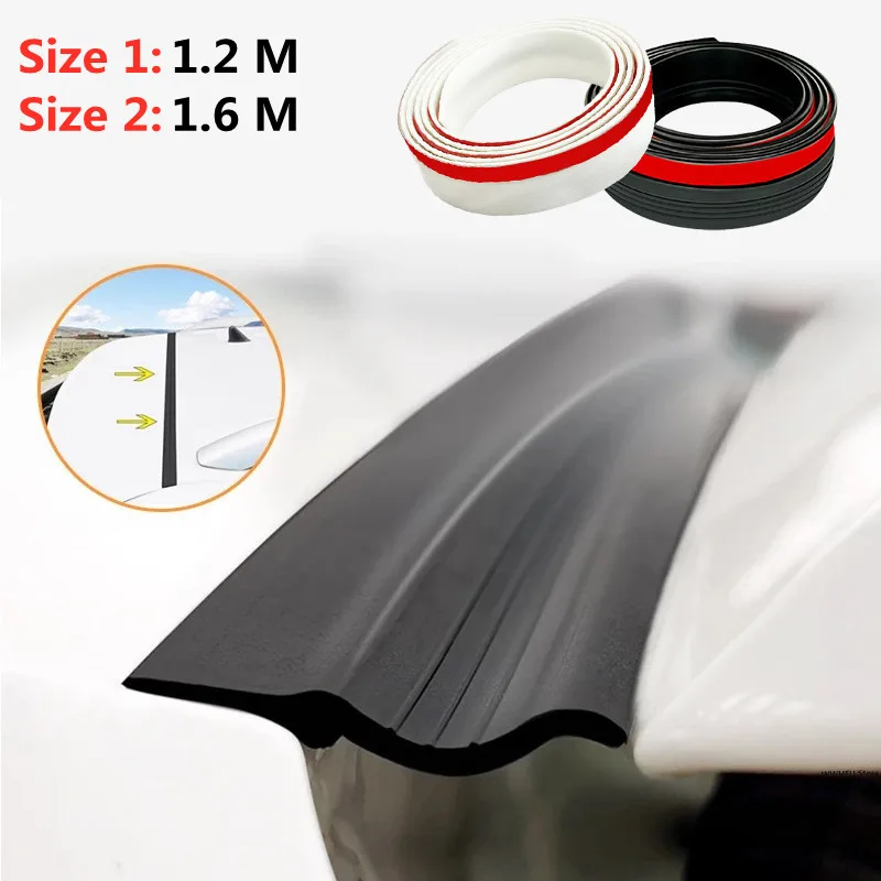 Tira de sellado de goma para coche, tira de sellado para tapa de maletero de coche, embellecedor de borde superior Universal para Hatchback, accesorios para automóvil impermeables y a prueba de polvo