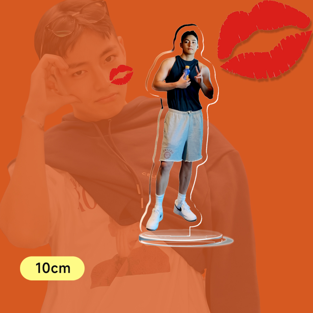 Figuras personalizadas de acrílico Kpop Standee, 10CM, Stander Vkookv, accesorios de regalo divertidos Merch