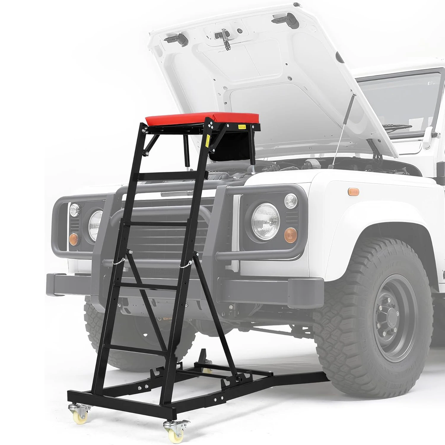 Topside Automotive Engine Creeper, robuste Creeper mit 400 Pfund Kapazität und einstellbarer Höhe von 49,2 Zoll bis 68,89 Zoll