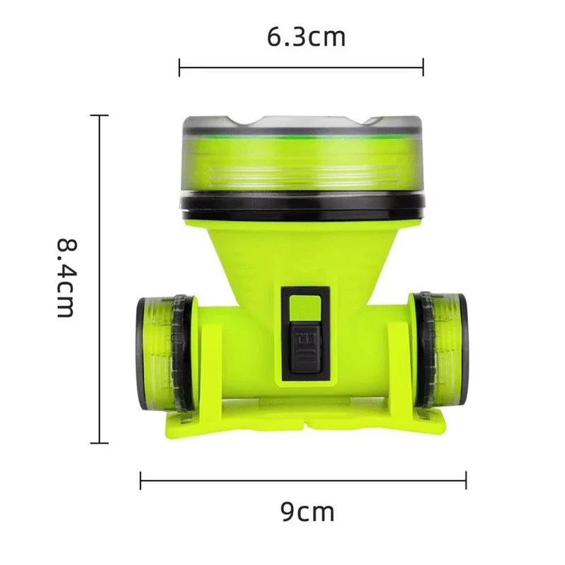 Faro de buceo recargable portátil, sumergible subacuático de 350m, resistente al agua, LED superbrillante, faro para pesca submarina, nuevo