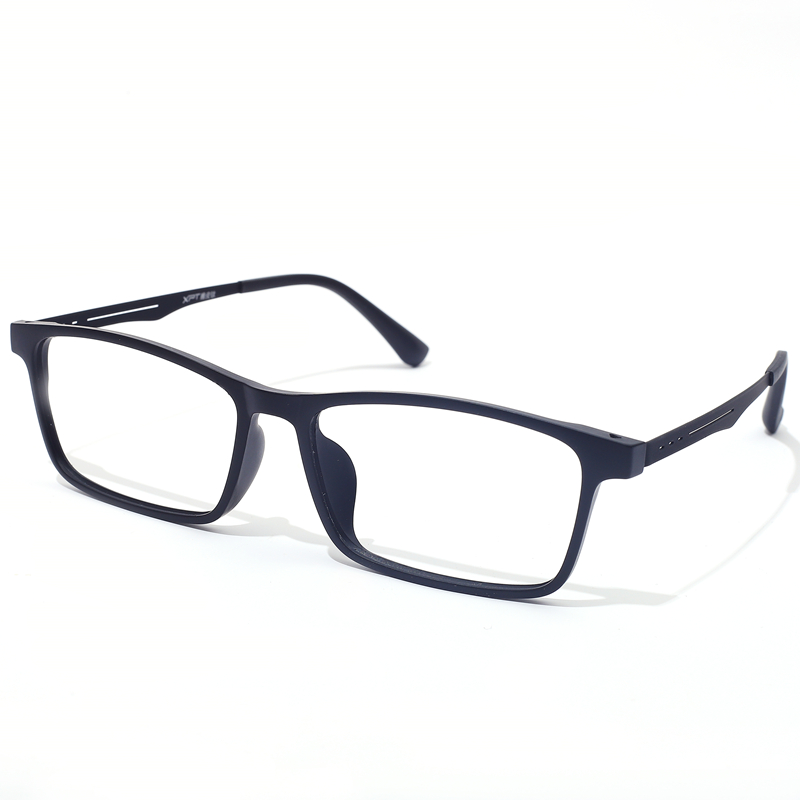 Super Light Comfortable Rubber Titanium Eyewear Square Glasses Frame Myopia Optical Prescription Glasses Frame Men and Women