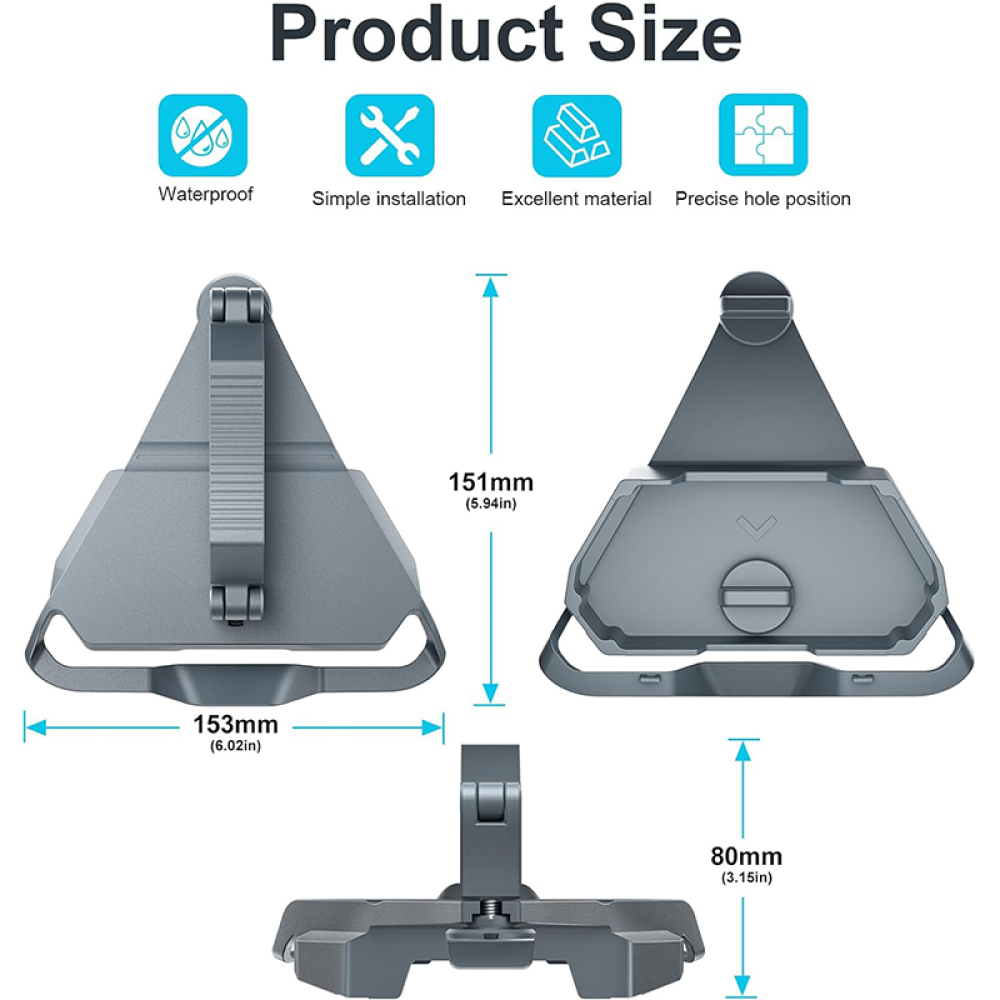 Für Star-link Mini Auto Dach Halterung Aluminium Dach Halterung Set Schnalle Installation Rotierenden Taste Einstellung Für Star-link Mini