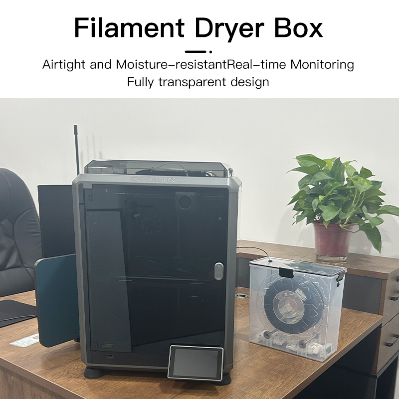 Piezas de impresora ES-3D, caja secadora de filamentos para impresora 3D, filamentos PLA ABS, monitoreo hermético y resistente a la humedad en tiempo Real
