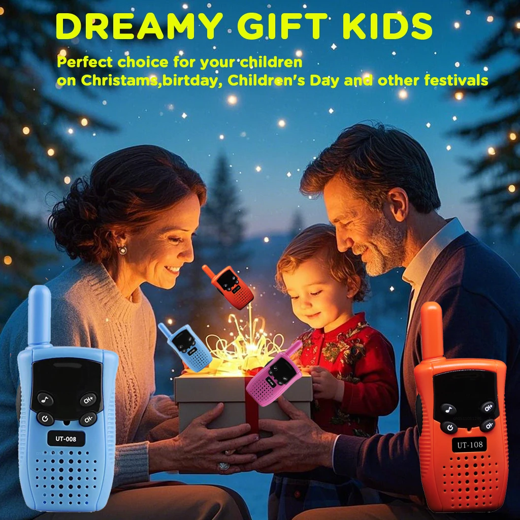 Neue Mini Walkie Talkie Kinder Handheld Transceiver Long Range Tragbare Walkie-Talkie Kind Zwei Weg Radio Junge Mädchen Geburtstag geschenke