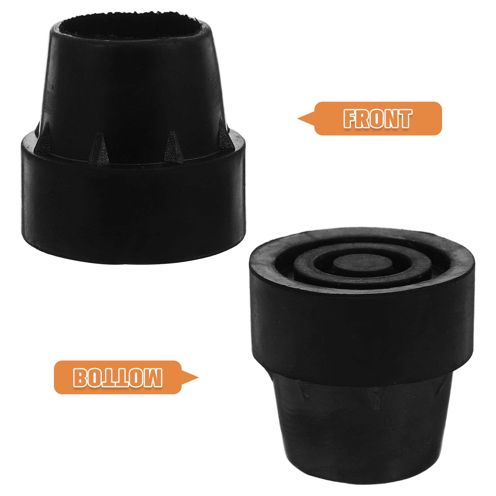 4pcs Trampoline Leg Caps High-Strength Worn Parts Rubber Replacing Trampoline Foot Pads Enhancing Stability Trampoline Foot Pads
