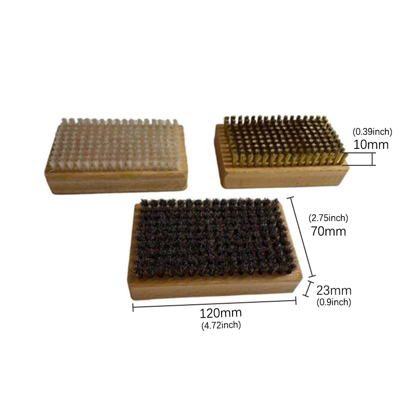 3Pieces Nylon Snow Wax Brush Ski Brush Copper Wire Cleaning Brush Nylon Polishing Brush Copper Brush