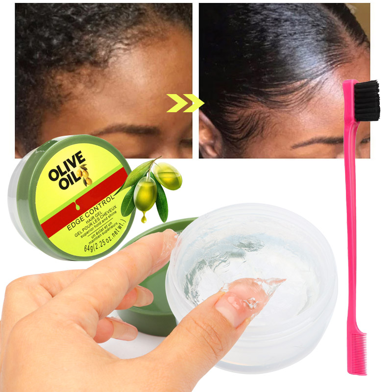 Kit de pegamento y herramientas de peinado para peluca de encaje, pegamento y removedor para peluca de encaje frontal, banda de fusión, barra de cera para el cabello, aceite de oliva, 8 Uds.