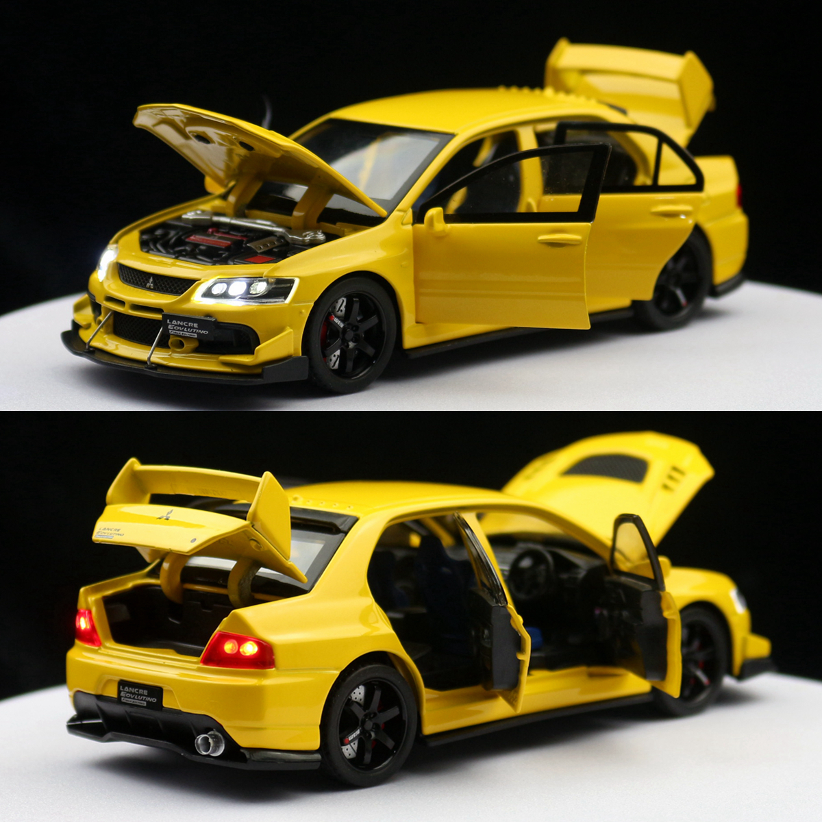 1/32 Mitsubishi Lancer EVO Final Edition JDM Racing Toy Car Model Diecast Metal Miniature Collection Gift For Children Boys