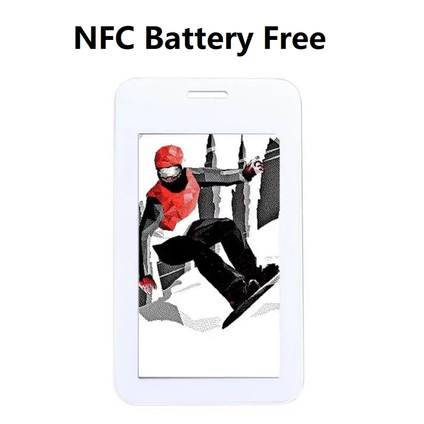 Мобильное приложение Refresh No Battery Eink, значок с именем, смарт-карта контроля доступа, NFC-этикетка ePaper, идентификационная карта для мероприятий, этикетка, цифровая рамка ESL