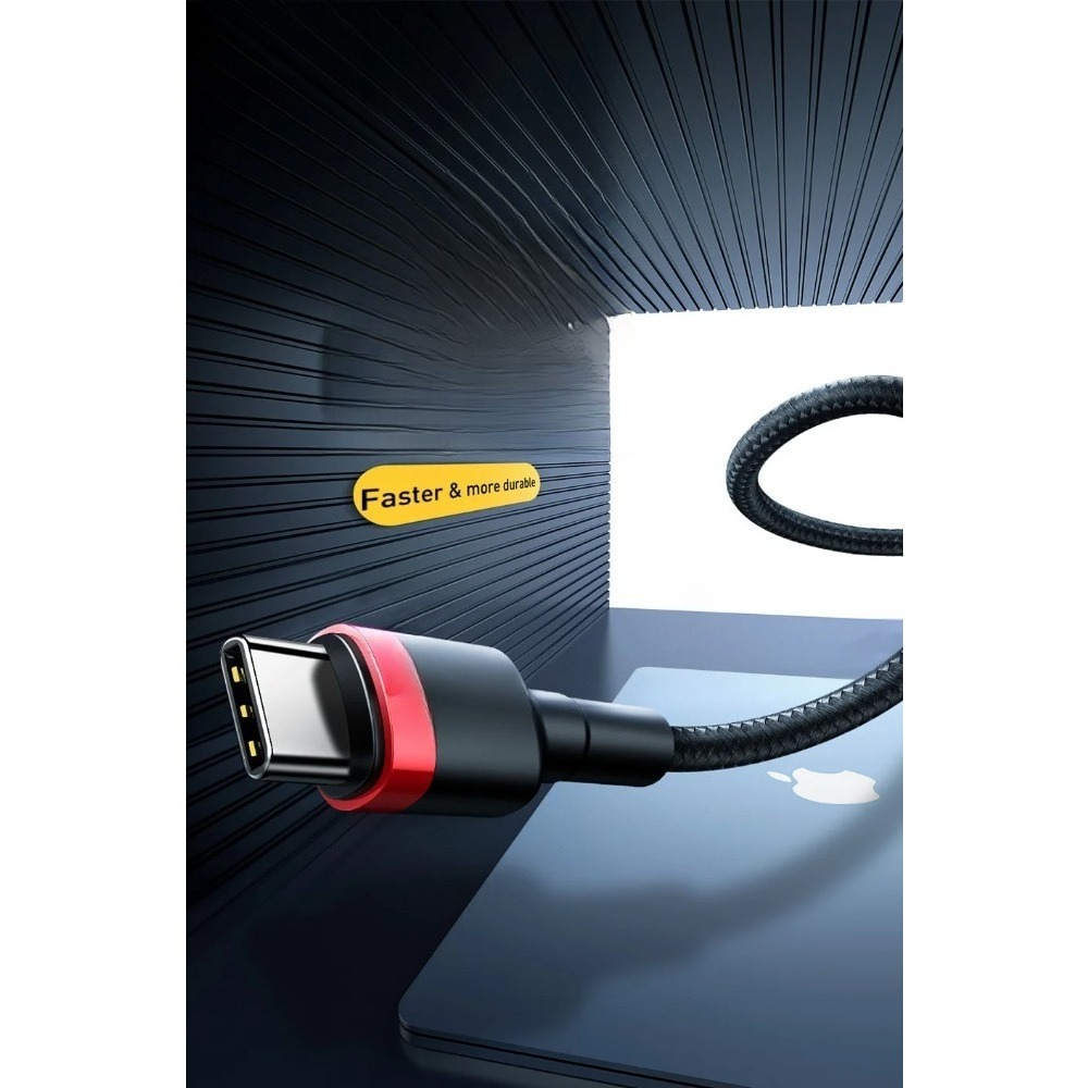 Cable de datos USB tipo C a USB C y cable cargador de carga rápida, adecuado para cables de datos Xiaomi y Samsung tipo C