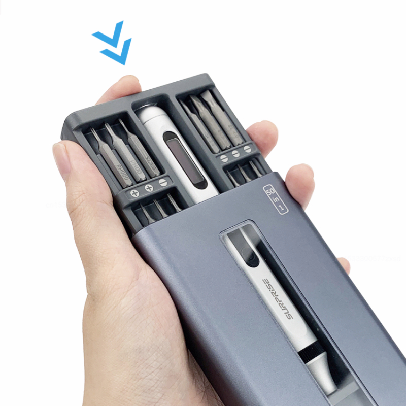 Xiaomi-Juego de destornilladores eléctricos de precisión, herramienta de desmontaje inalámbrica, carga silenciosa tipo c, combinación de destornilladores de precisión