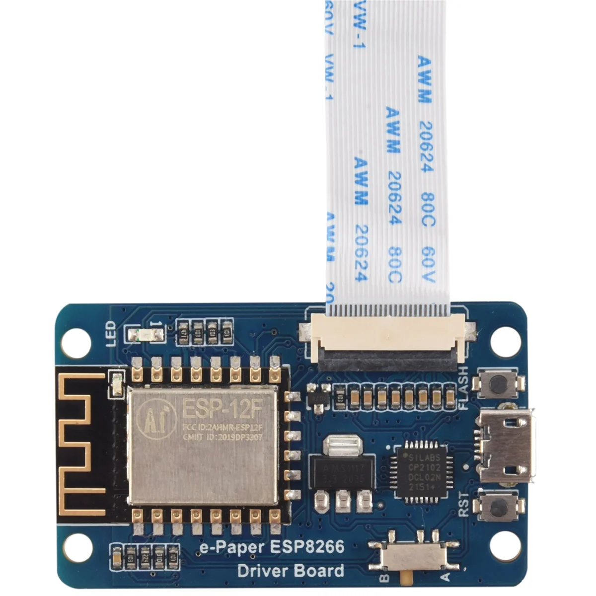Waveshare แผงวงจร E-Paper, ESP8266รองรับ WiFi SoC สำหรับทุกระบบ E-Ink และอินเทอร์เฟซ Arduino