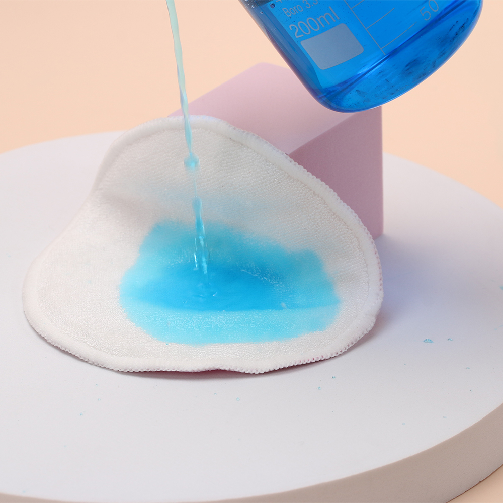 6Pcs Waschbar Mutterschaft Pflege Pad Reusable Orangic Bambus Feste Brust Pads Super Saugfähigen Anti-überlauf Stillen Pad