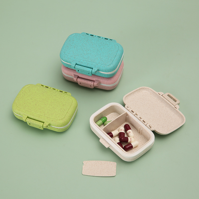 Mini przenośny organizer na pigułki Case 3 siatki Pudełko na pigułki Pojemnik do przechowywania tabletek Cotygodniowe pudełko na pigułki Etui na pigułki Dozownik leków