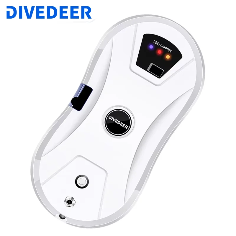 DIVEDEER-Robot de limpieza de ventanas, chorro de agua, ultrafino, limpieza de vidrio de gran altura, máquina de limpieza de ventanas eléctrica de gran succión