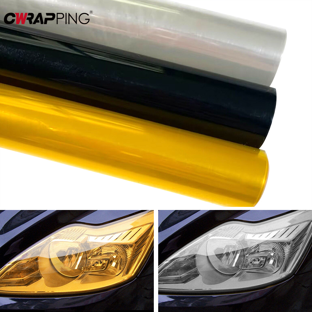 Auto Farbe Scheinwerfer Lampe Film Nebel Lampe Selbst-Kleber Wasserdicht Aufkleber Auto Scheinwerfer Tailing Moulding Folie für Auto Zubehör
