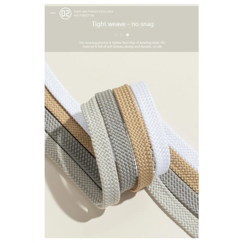 1 par de cordones planos de tela clásica para zapatillas de deporte, cordones de zapatos blancos y negros de calidad para zapatos