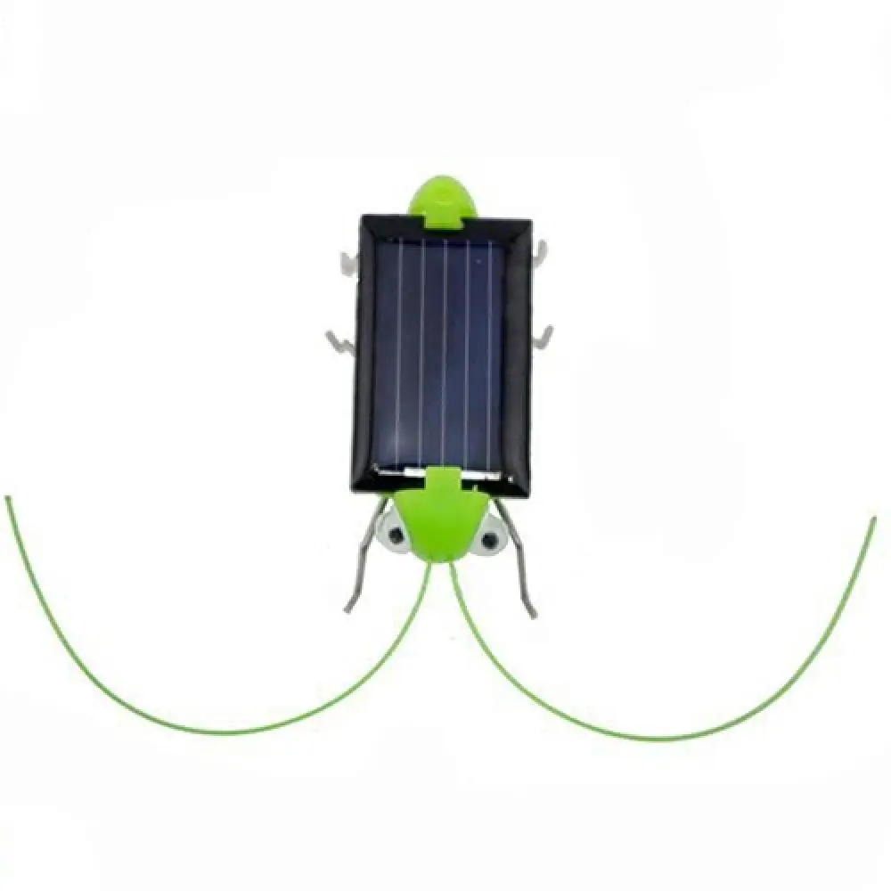 Creative Fun Solar Power Robot Insect Locust Grasshopper Kids Educational Toy Teaching Resources